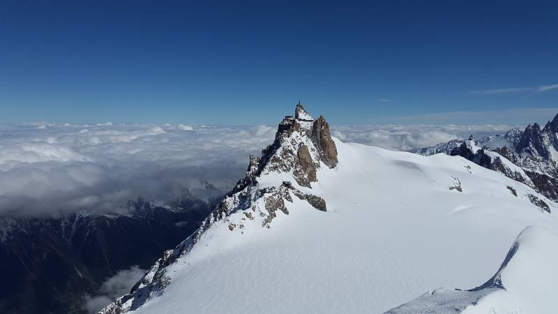 Faire des photos à Chamonix avec une prise de vue par drone